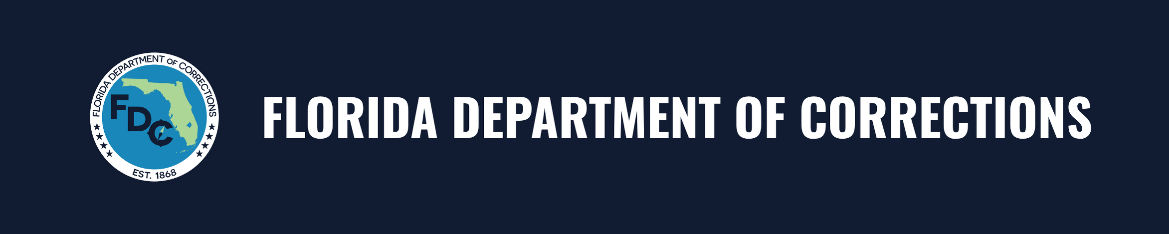Florida Department of Corrections Banner (Website)